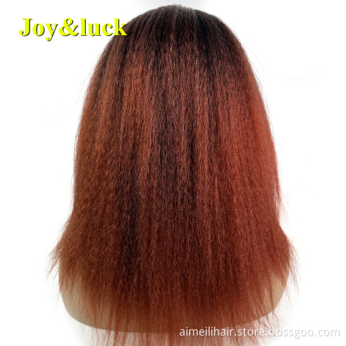 Wholesale Price High Temperature Resistant Fiber Synthetic Wigs For Black Women Long Straight Black Ombre Red Headband Hair Wigs
